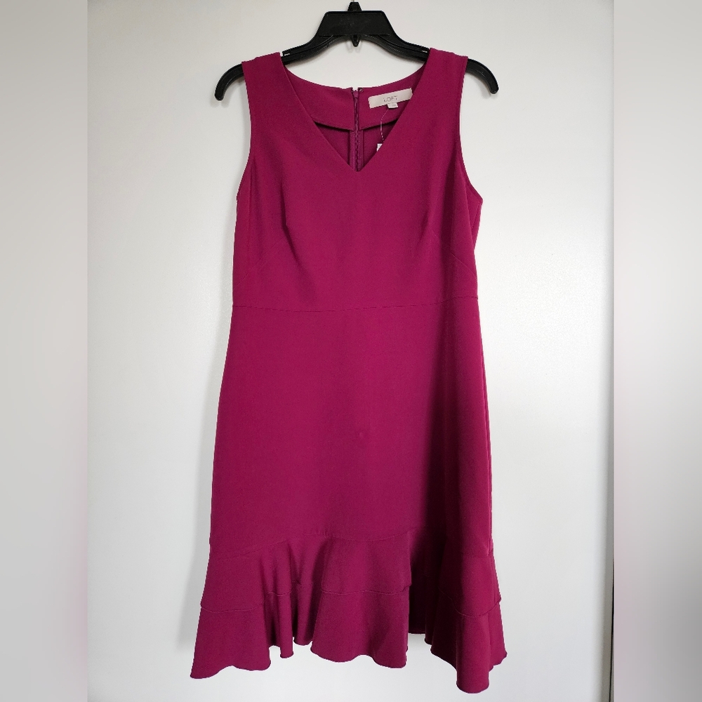 NWT Fushia Ann Taylor Dress